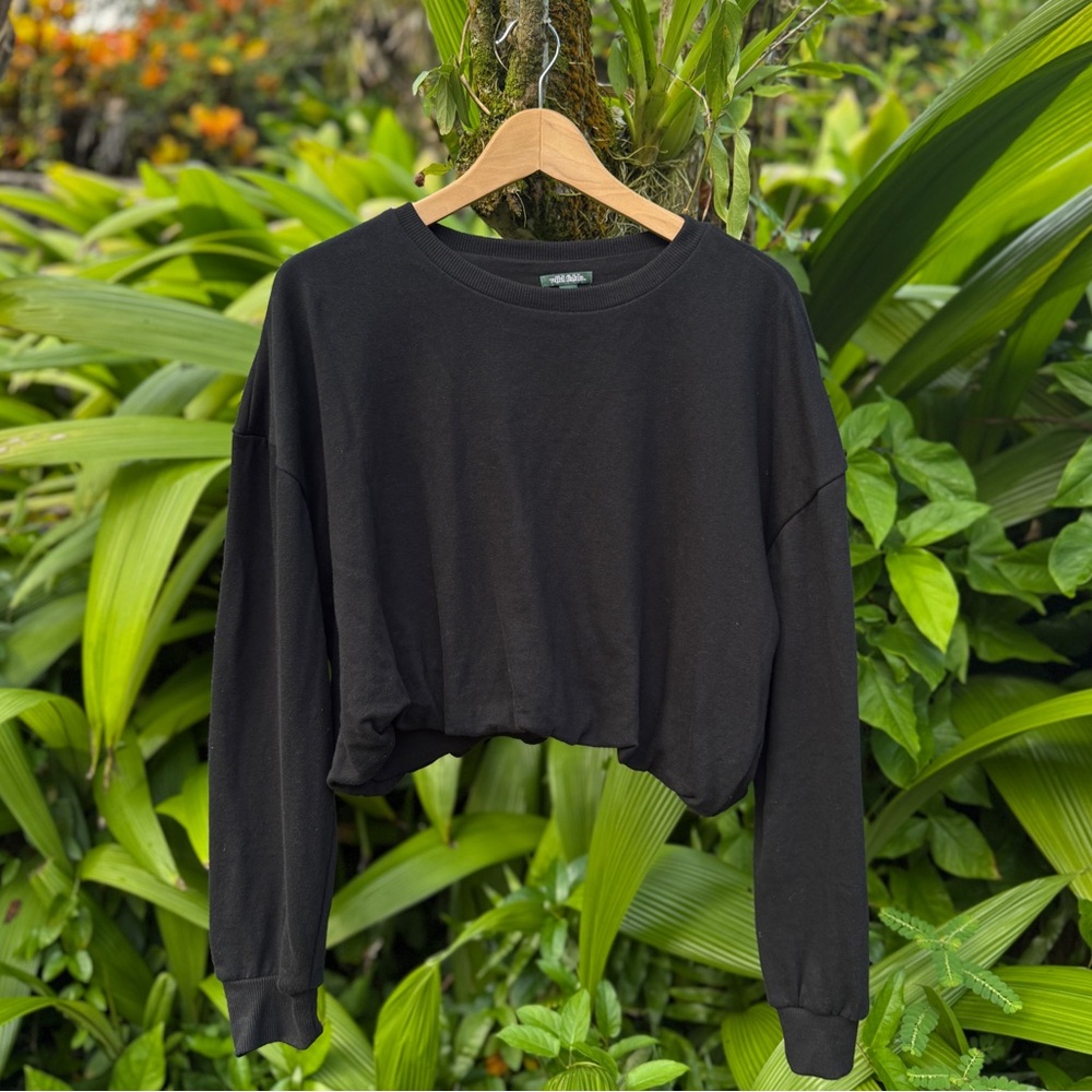 Wild Fable Long Sleeve Crop Sweater (M)